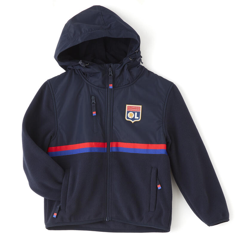 Veste Softshell Bi-Matière Bleue Marine Enfant