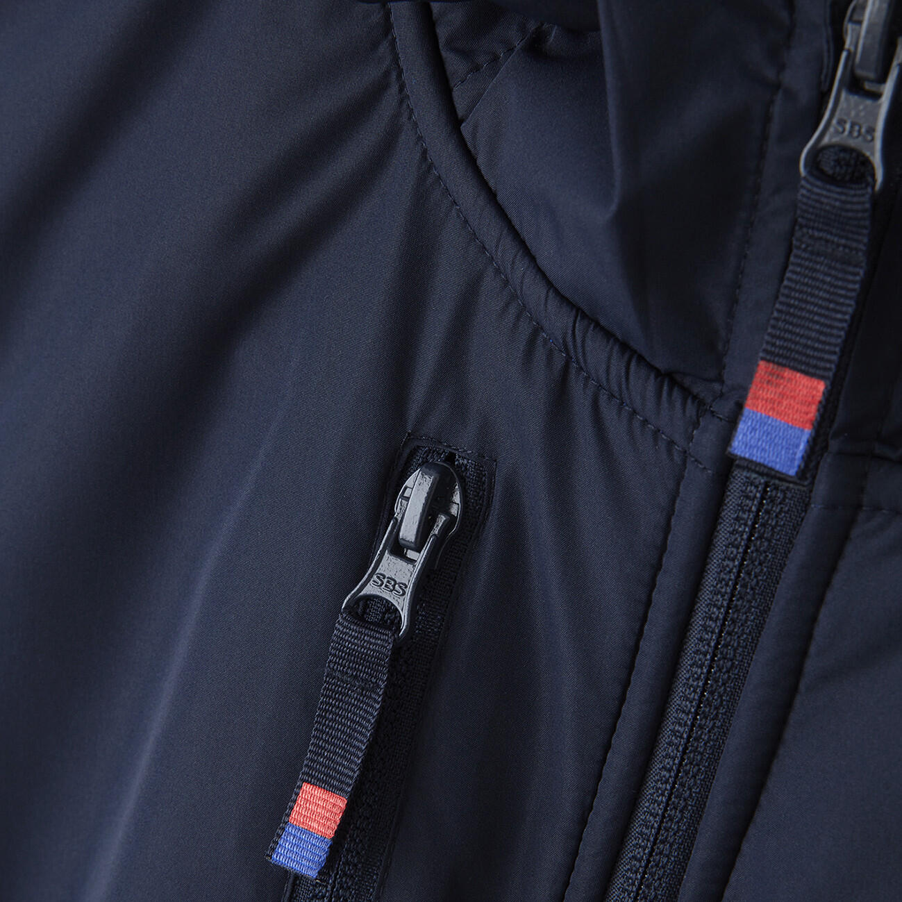 Veste Softshell Bi-Matière Bleue Marine Enfant 3/5