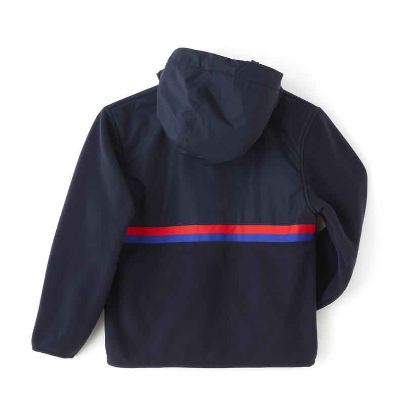 Veste Softshell Bi-Matière Bleue Marine Enfant