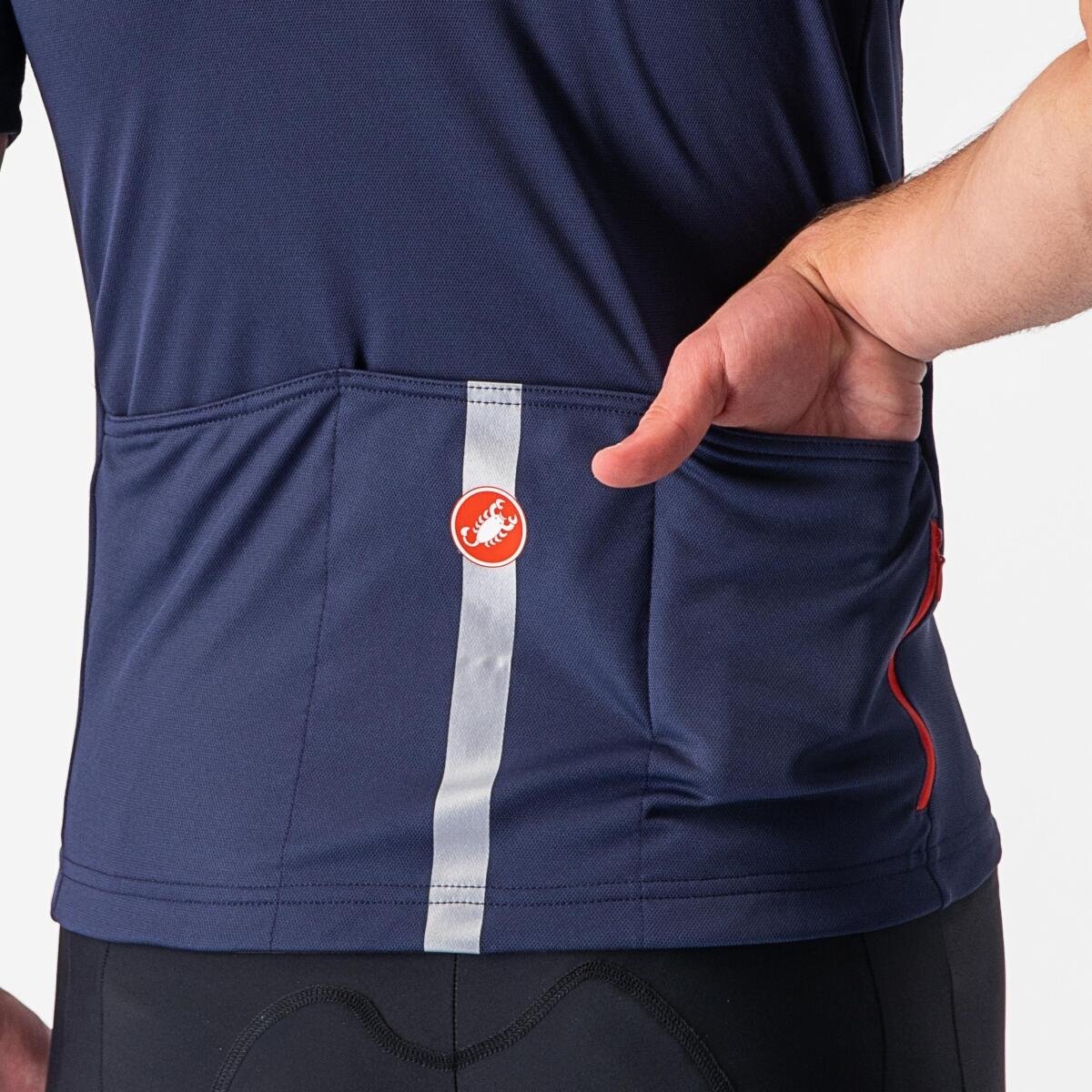 Castelli Classifica Short Sleeve Jersey Dark Blue 5/6