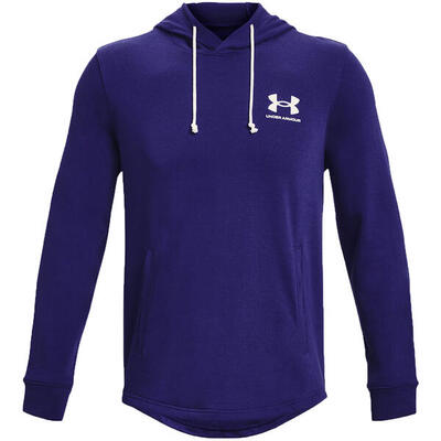 Felpa Con Cappuccio Uomo Under Armour Rival Terry Blu