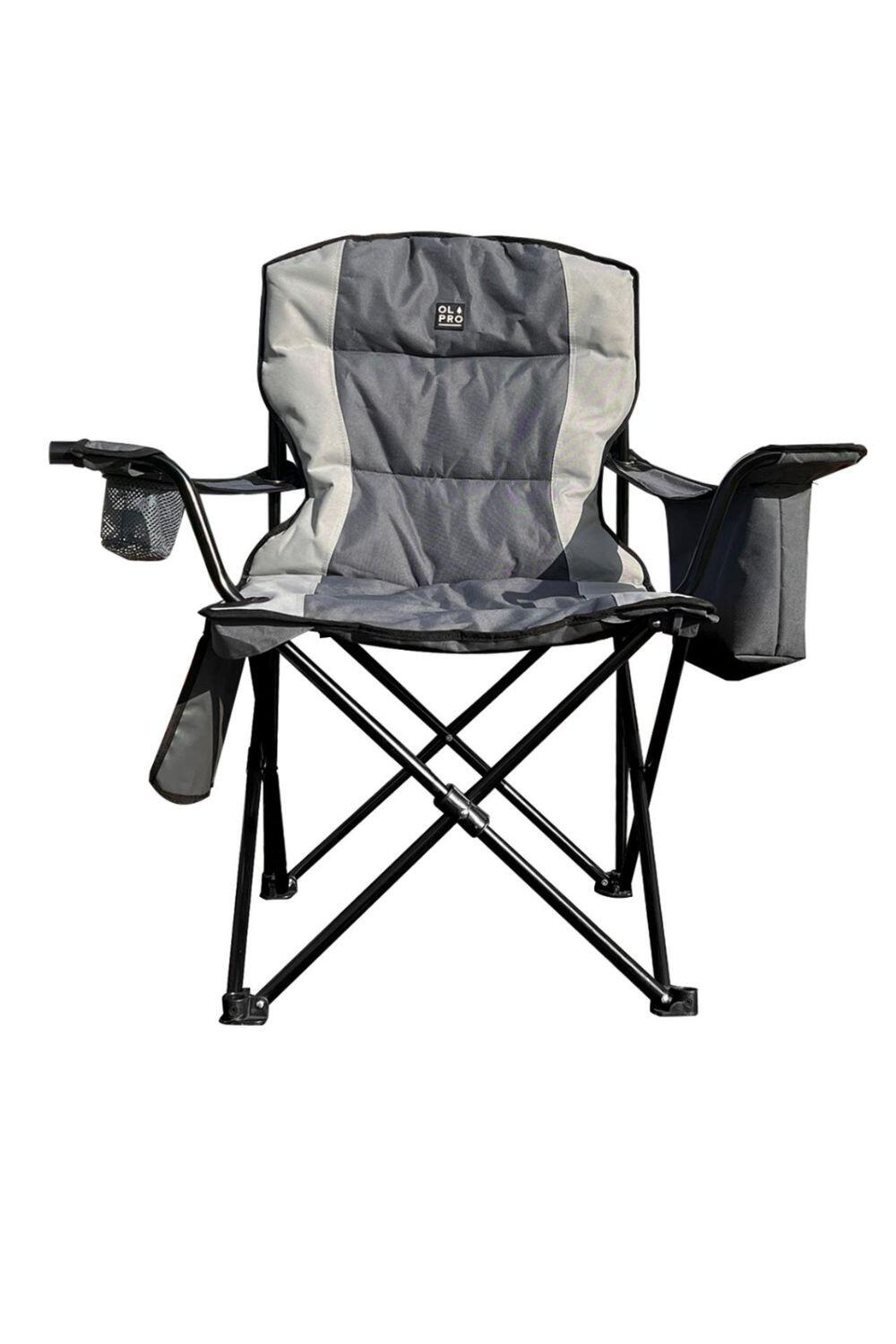 OLPRO OLPRO Henwick Deluxe Chair - Grey & Black