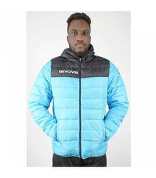 Veste de Sport Unisexe Givova Oslo Turquoise - Respirante et Légère