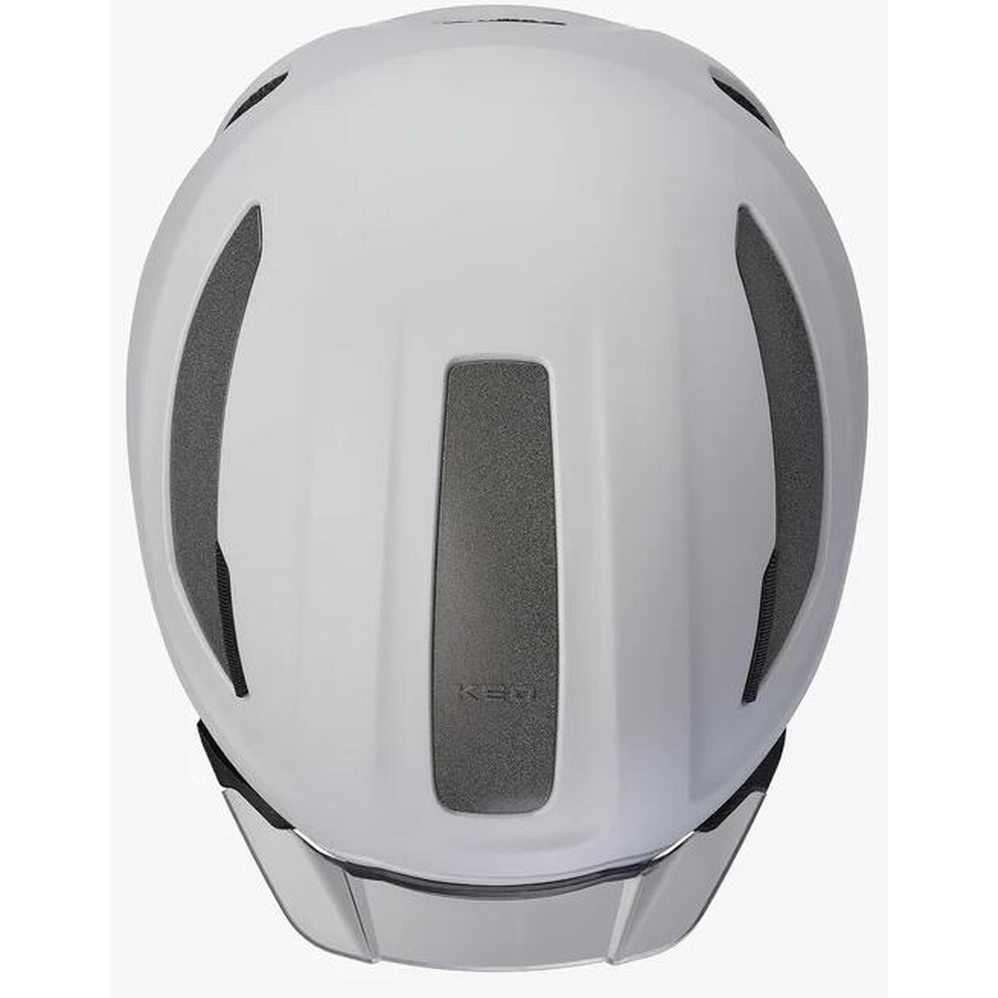 KED Casque de vélo REACH DT1, gris clair