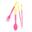 Camper Cutlery Set (3 pieces) - Pink/Yellow