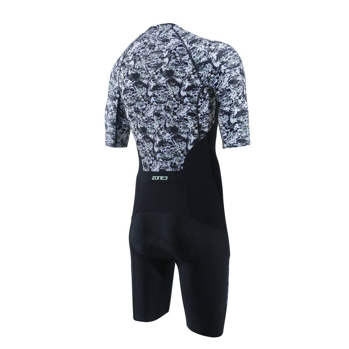 Lava Short Sleeve Trisuit Men's Black 6/7