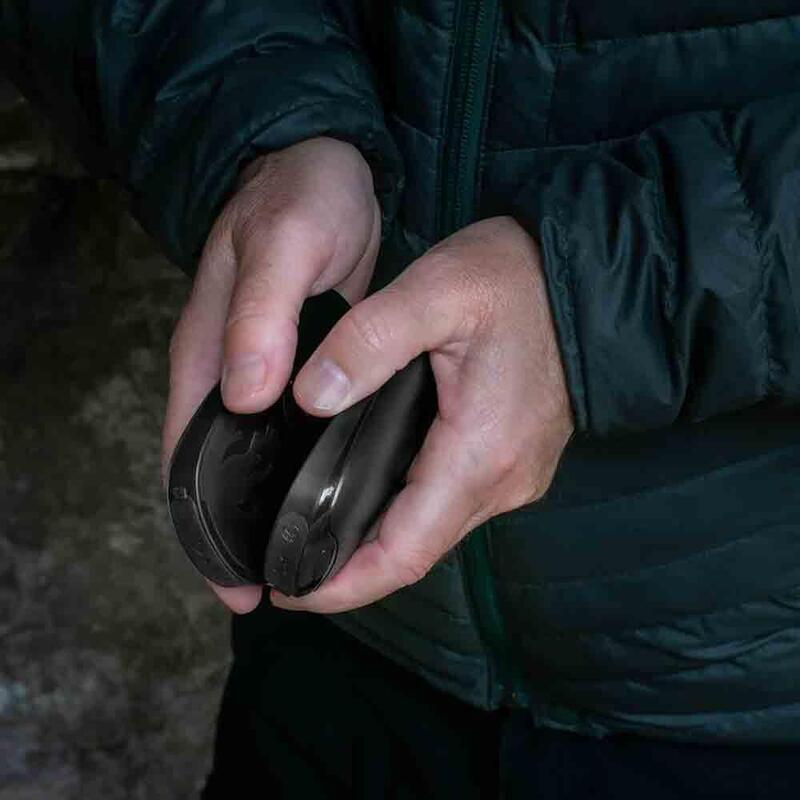 Rechargeable Dual Palm Hand warmers - Black