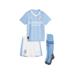 Tenue Home 23/24 Manchester City Jeune Enfant PUMA Team Light Blue White