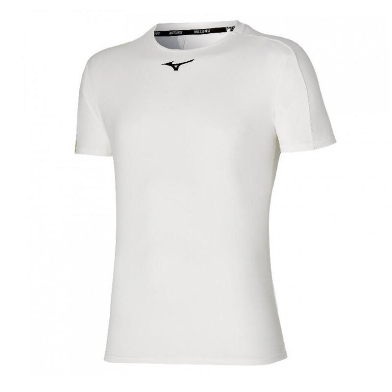 T-shirt de Tennis Blanc Homme Mizuno Tennis Shadow
