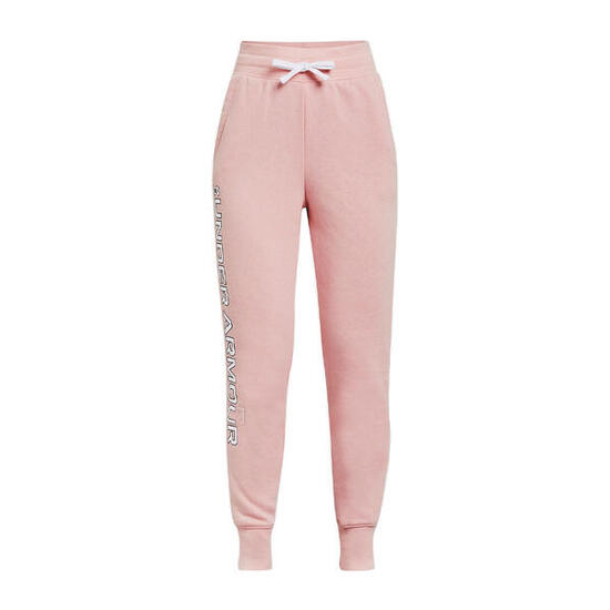 Hose Under Armour Rival Fleece Joggers, Rosa, Kinder