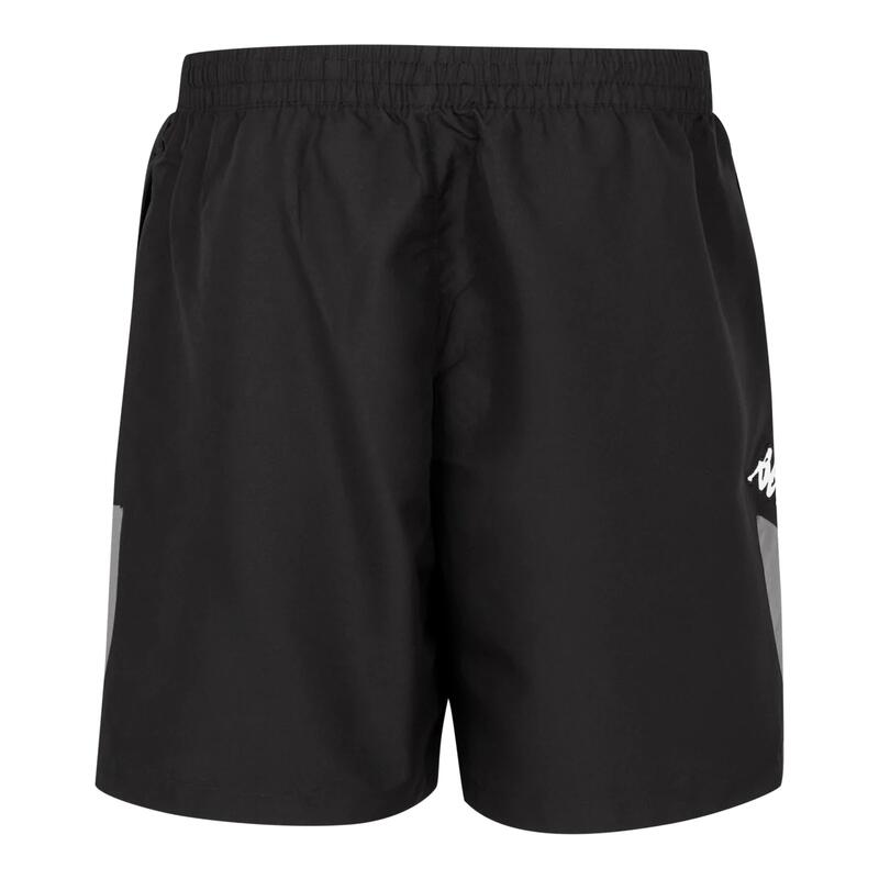 Short de sport noir Passo Kappa pour adulte