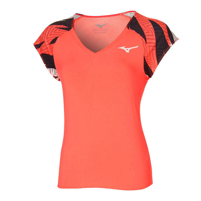 T-shirt Rose Femme technique Mizuno 62GA