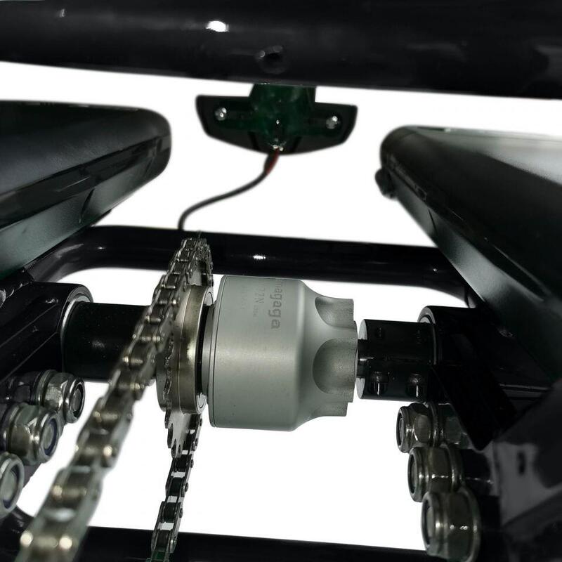 Elite MidDrive Dual Battery Electric Folding Tricycle JETE2 JORVIK TRICYCLES Decathlon