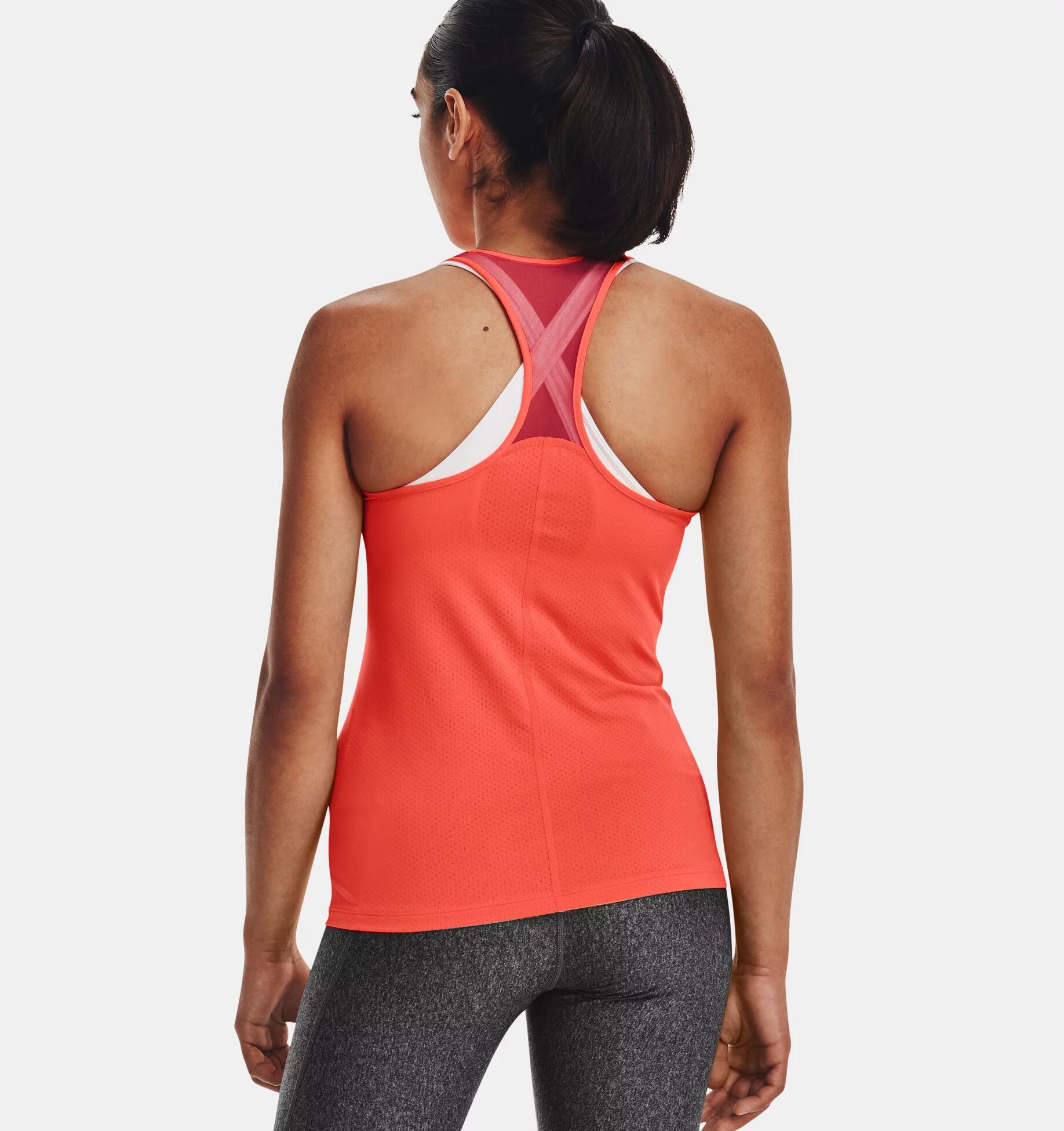 Canotta Under Armour Donna Arancione 2/5