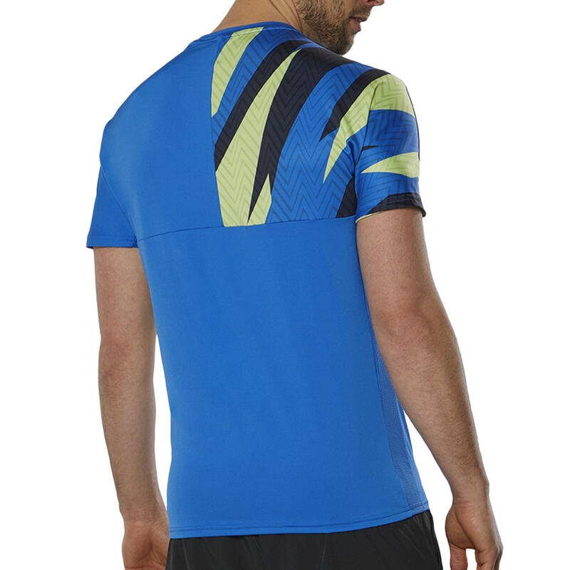T-shirt technique Bleu Homme Mizuno Tennis Shadow