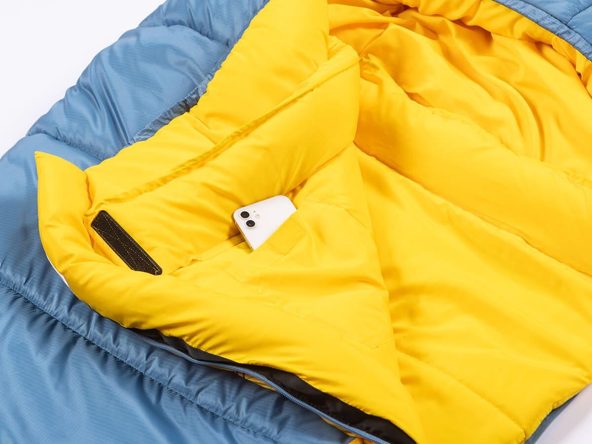 Mummyslaapzak Gjora - 205x80cm - trekking - 3 seizoenen - Volwassen Unisex 6/7