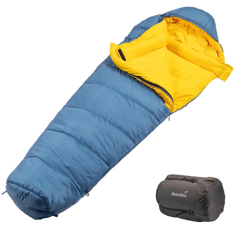 Saco de dormir Gjora - tipo momia para adultos - 3-4 estaciones - nylon ripstop