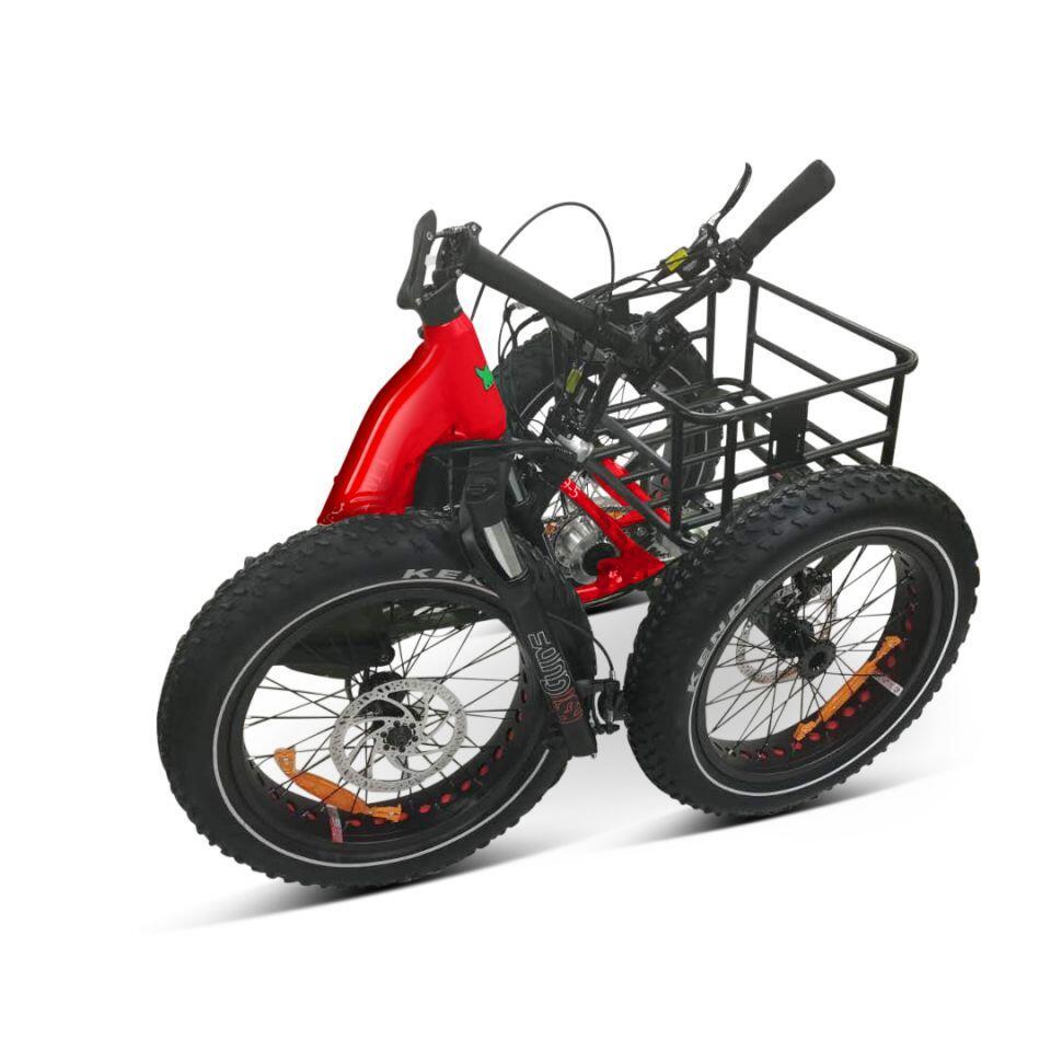 Mid Drive Folding Electric Mountain Trike JMT9 (500w) 2/7