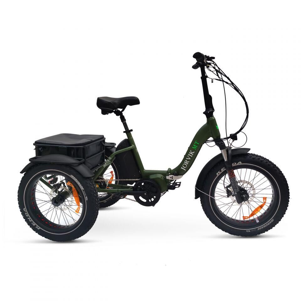 JORVIK TRICYCLES Mid Drive Folding Electric Mountain Trike JMT9 (500w)