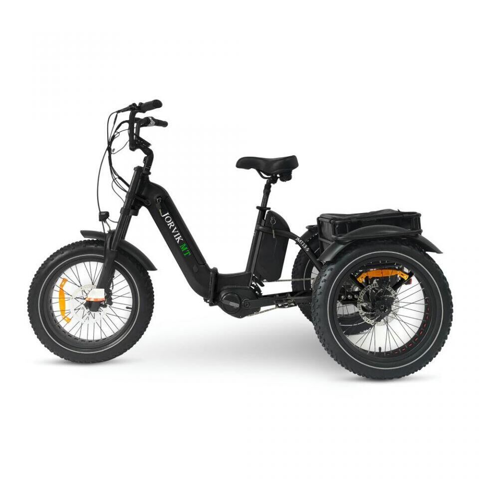 JORVIK TRICYCLES Dual Battery Mid Drive Electric Folding Mountain Trike JMT13 (500w)