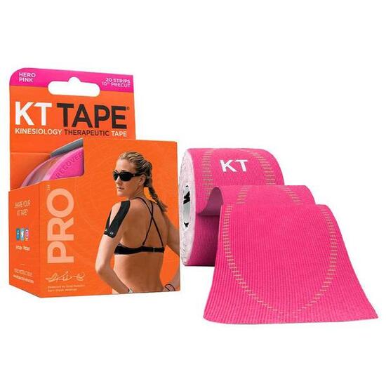 KT TAPE PRO strisce pretagliate beige 20 pezzi impermeabili