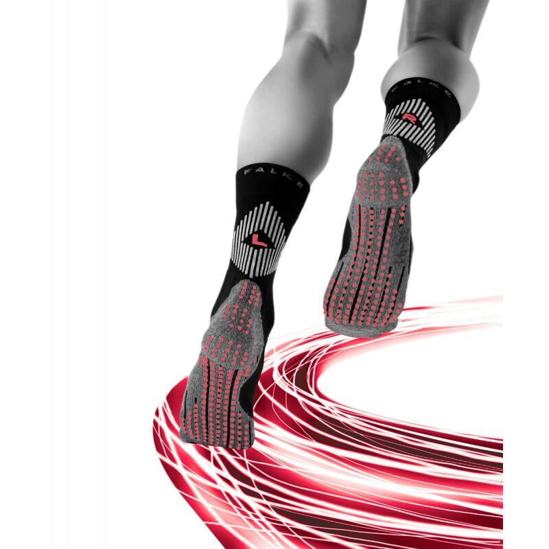 Chaussettes antidérapantes Falke noires
