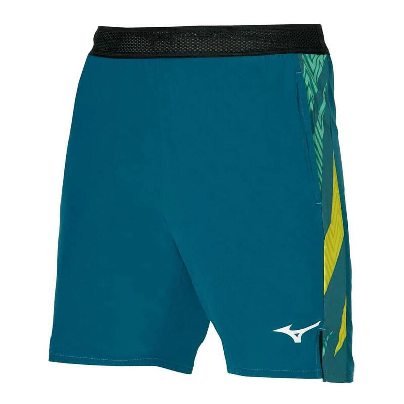 Short de Tennis Bleu Homme Mizuno 8 In Amplify