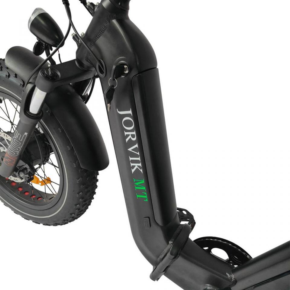 Triciclo eléctrico de montaña plegable con doble batería Jorvik JMT11 (500w)