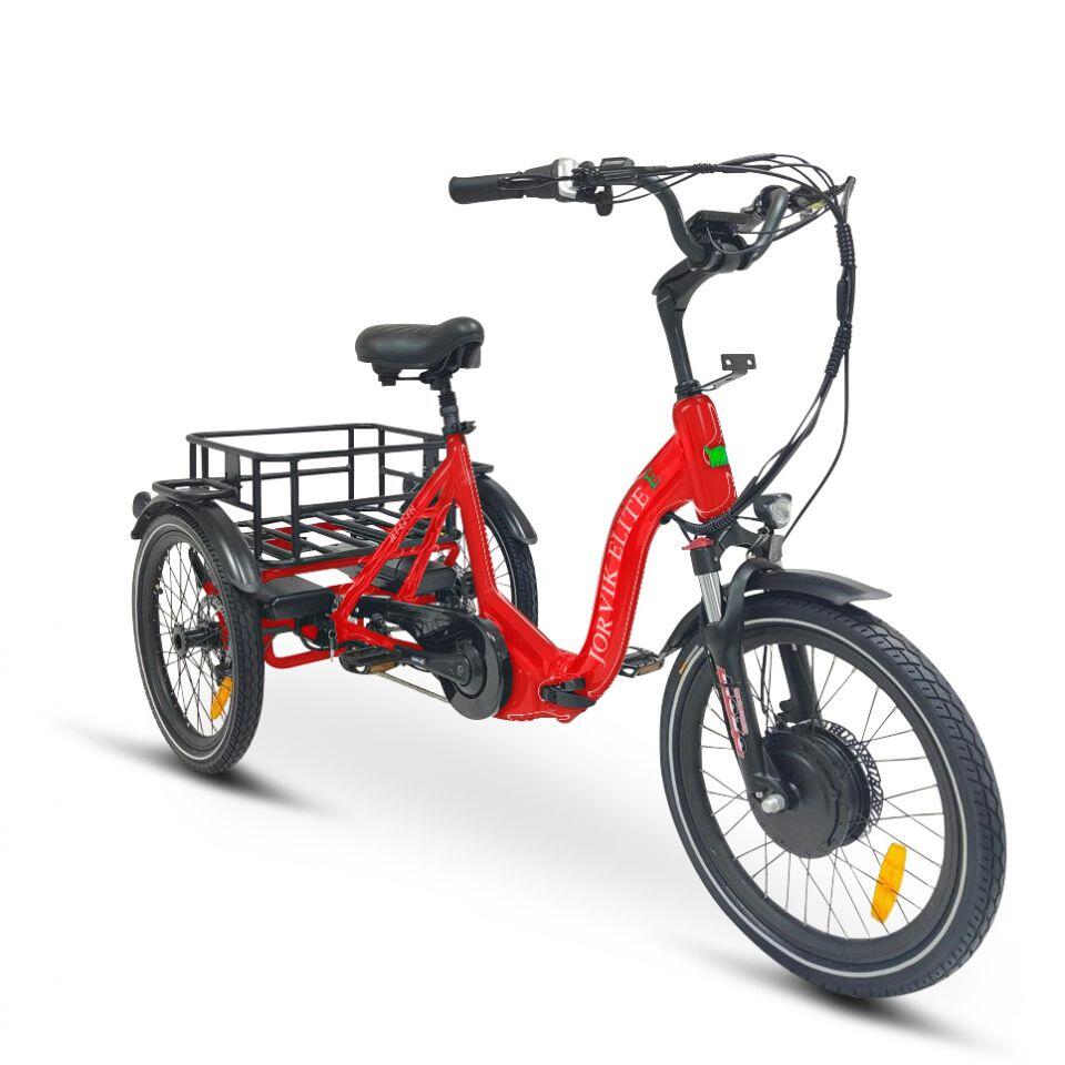 Elite Front Hub Dual Battery Electric Folding Tricycle JET-E2FH 4/7
