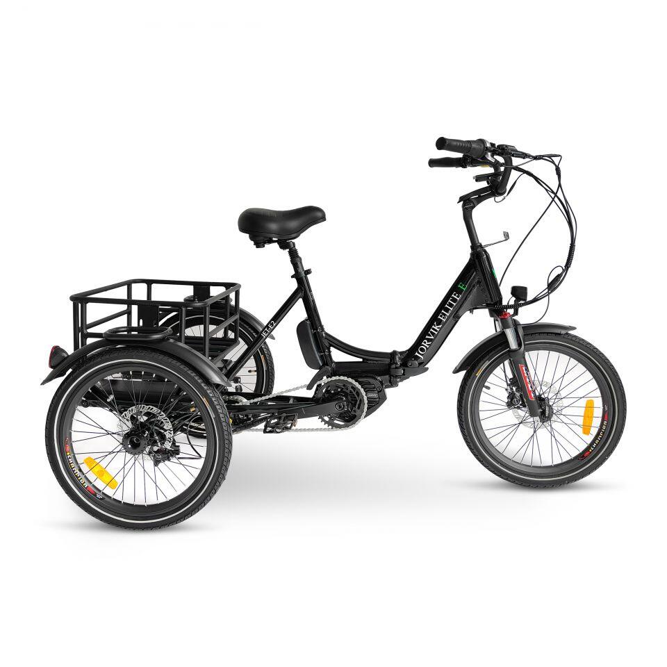 Elite Mid-Drive Dual Battery Electric Folding Tricycle JET-E2 1/7