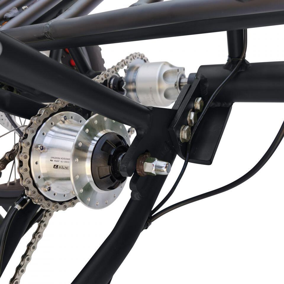 Mid Drive Electric Mountain Trike JMT7 (250W) JORVIK TRICYCLES Decathlon