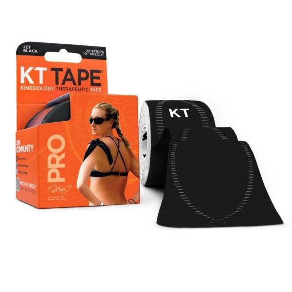 KT TAPE Roll precut tape PRO Black 20 tapes