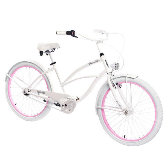 Rower miejski damski Plumbike La Donna Mia 7B z hamulcem v-brake