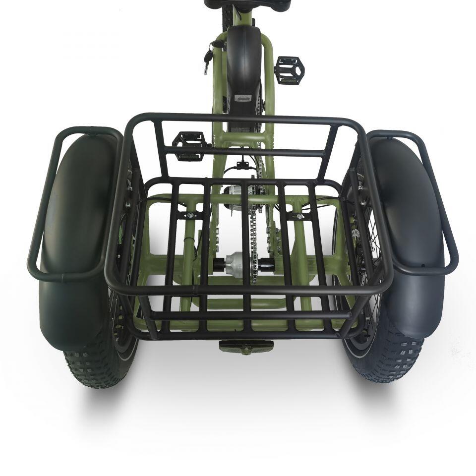 Mid Drive Folding Electric Mountain Trike JMT9 (250w) 2/3