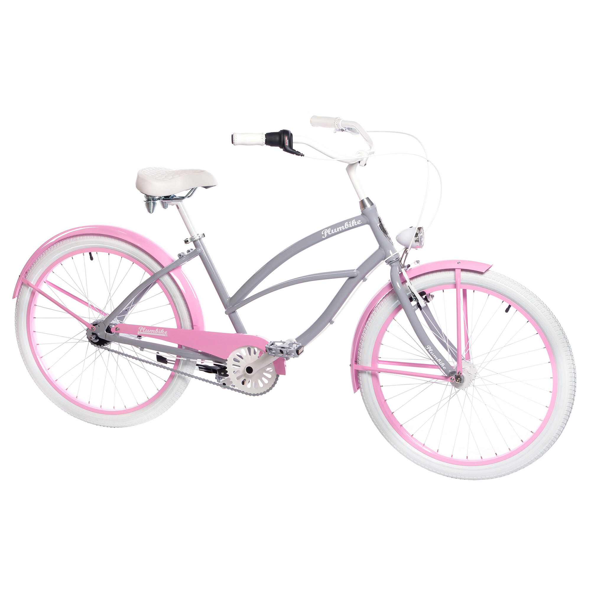 Rower miejski damski Plumbike La Donna  Adele 7B z hamulcem v-brake