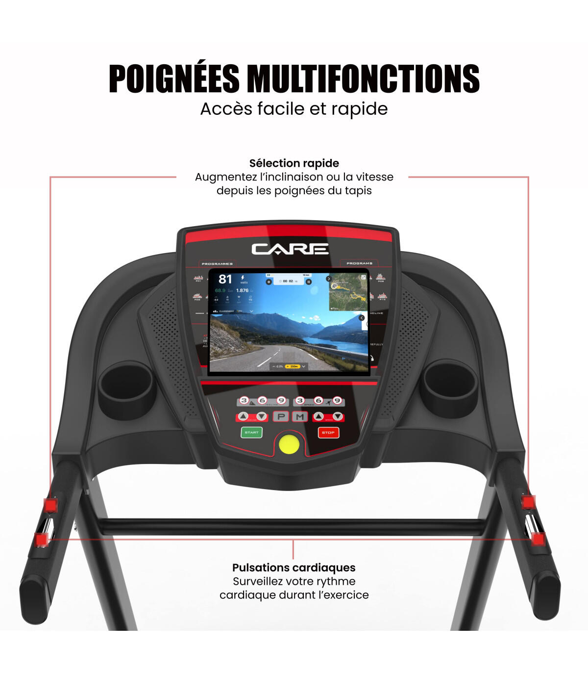 Verbonden loopband - 18 km/u - CARE - Jog runner - KINOMAP 4/7