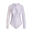 LADIES DIAGONAL 4.0 LONG SLEEVE V-LEG BODYSUIT - PURPLE