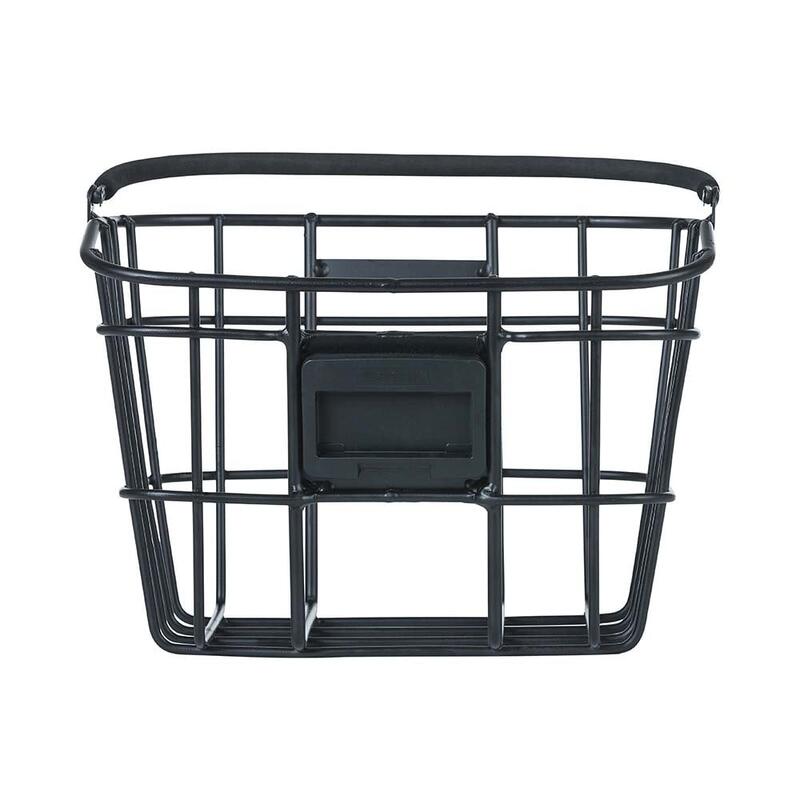 Panier À Vélo Bremen Aluminium 28 X 37 X 26 Cm - Noir