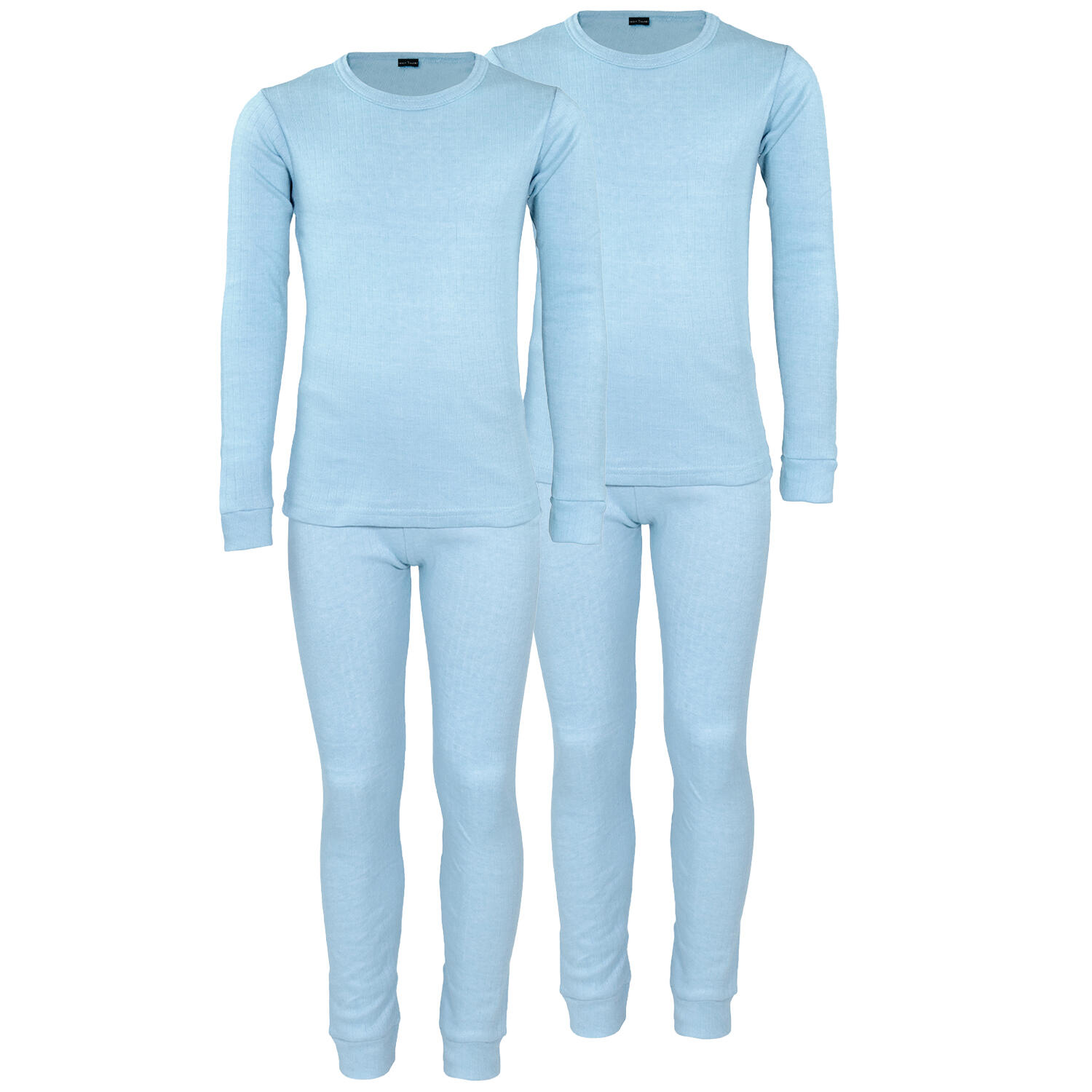 Set 2 thermal underwear | T-shirt + pants | Child | Light blue