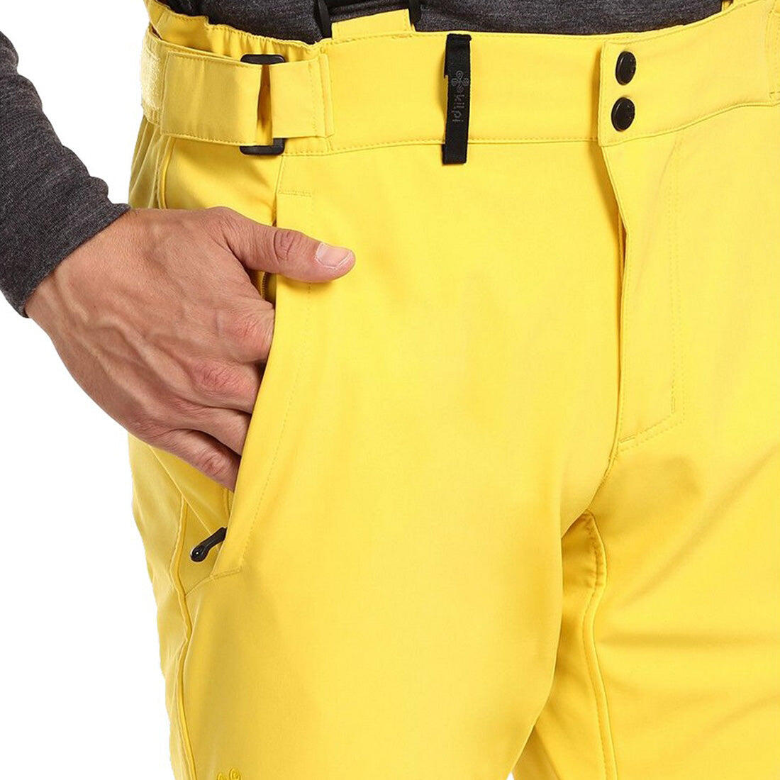 Męskie spodnie narciarskie softshell Kilpi RHEA-M 3/7