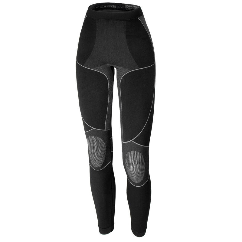 Funktionsunterhose Damen | Thermounterhose 'viper' | Seamless | Schwarz/Grau