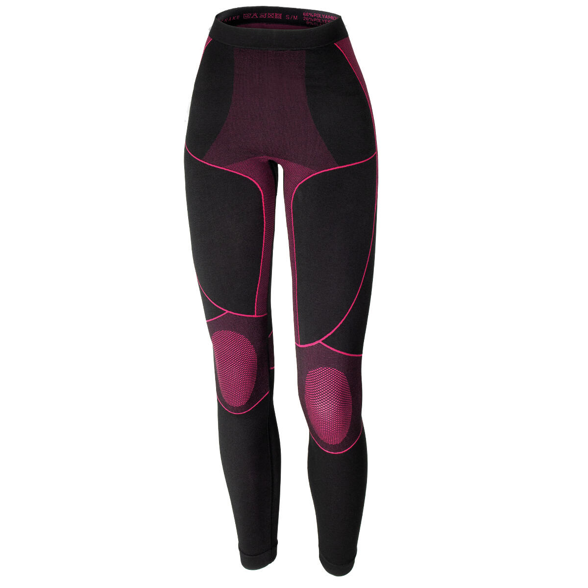 BLACK SNAKE Funktionsunterhose Damen | Thermounterhose 'viper' | Seamless | Schwarz/Pink