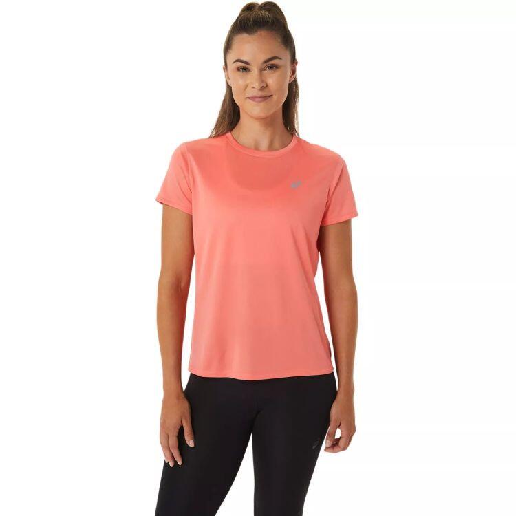 Asics - T-shirt Femme Asics Core Mc Top 2012c335 - T-shirt Manches Courtes - Orange|rose - 38 S - Decathlon
