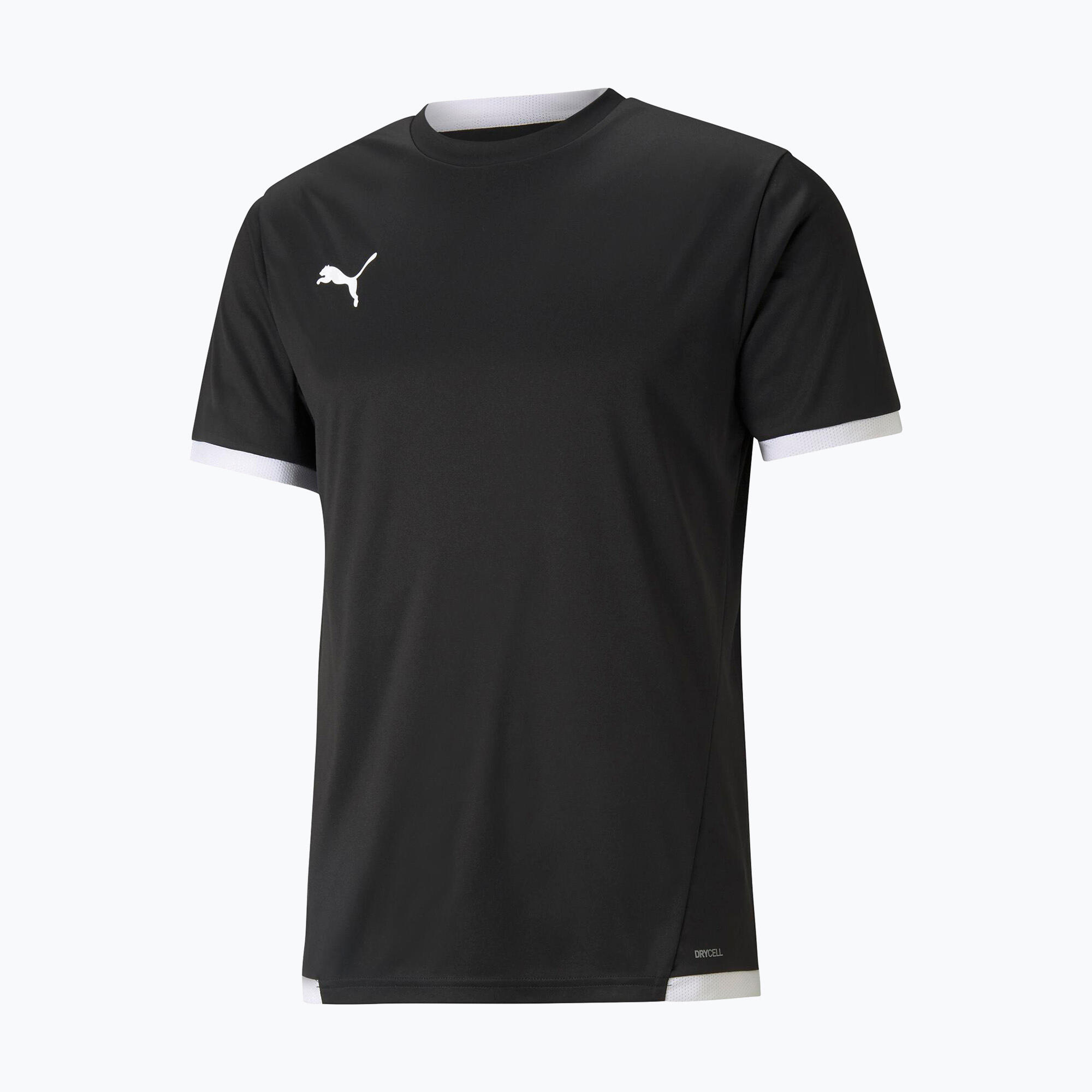 teamLIGA Fußballtrikot Herren PUMA Black White 5/6