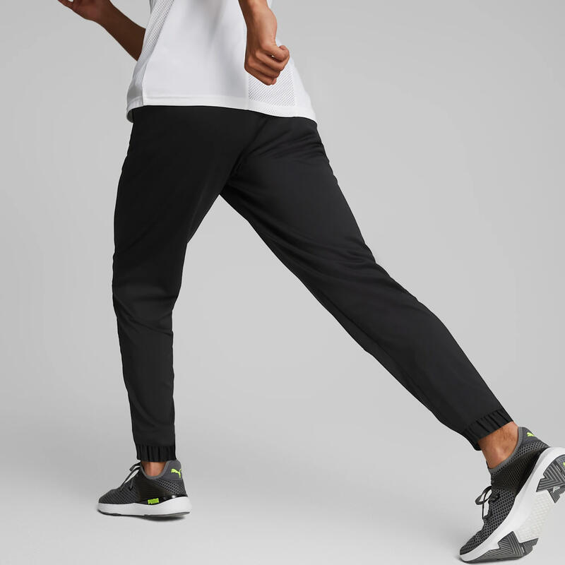 Pantalon fitness bărbați Train All Day Pwr Fleece Jogger Negru