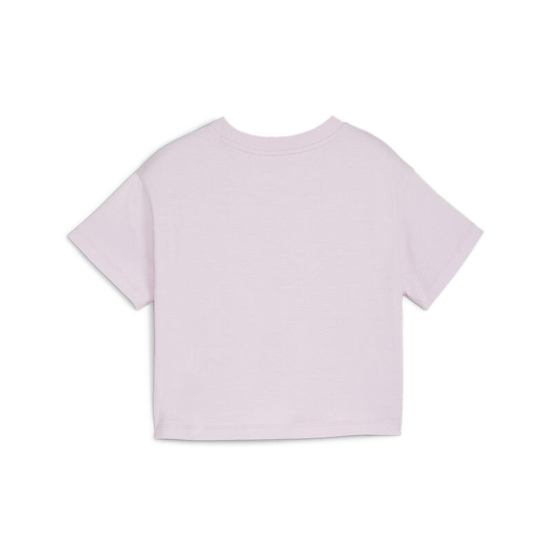 ESS+ BLOSSOM Kurzes T-Shirt Mädchen PUMA Grape Mist Purple
