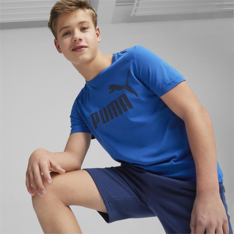 Essentials T-Shirt mit Logo Jungen PUMA Cobalt Glaze Blue