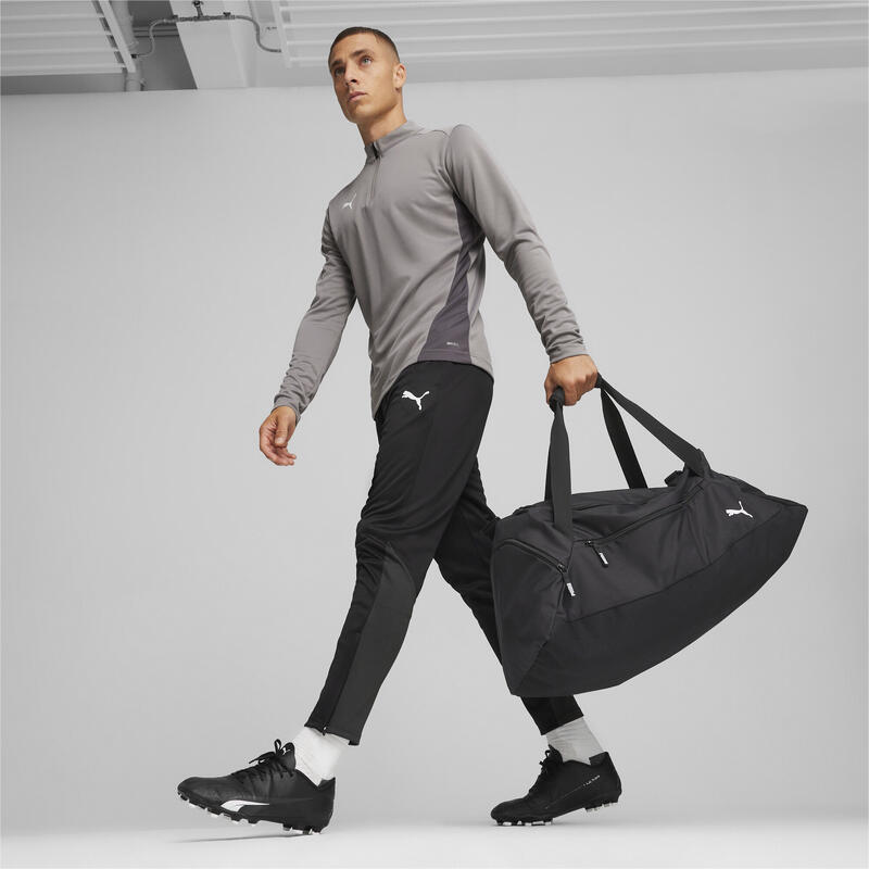 Geantă sport teamGOAL pentru fotbal, adulți, PUMA Black