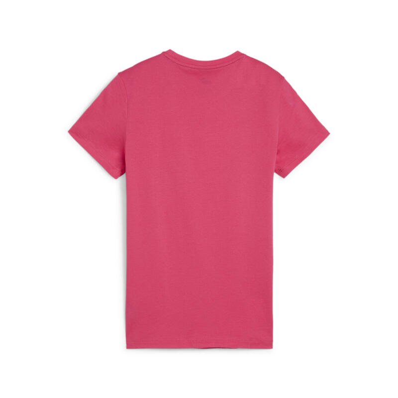Camiseta Mujer Essentials Logo PUMA Garnet Rose Pink
