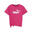 T-shirt Essentials+ Logo Knotted enfant et adolescent PUMA Garnet Rose Pink